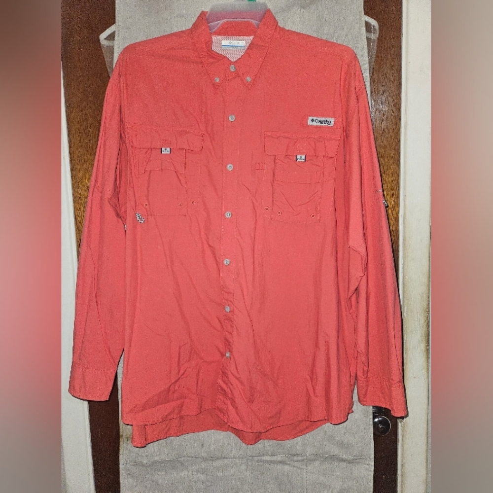 Columbia Coral Button-Up Shirt